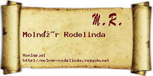 Molnár Rodelinda névjegykártya